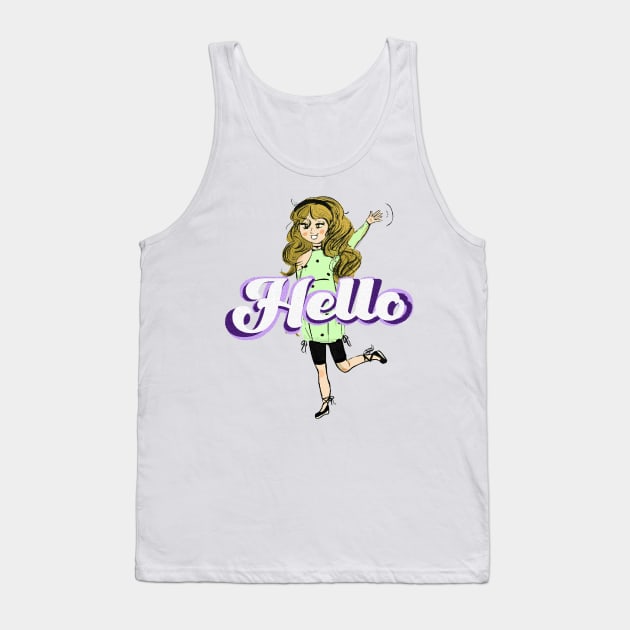 Say hello Tank Top by JustNadia